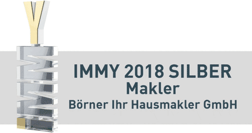 2018 hat Börner den IMMY in Silber gewonnen. Diese Auszeichnung belohnt den guten Kundenservice, den wir als Immobilienmakler in Wien anbieten.